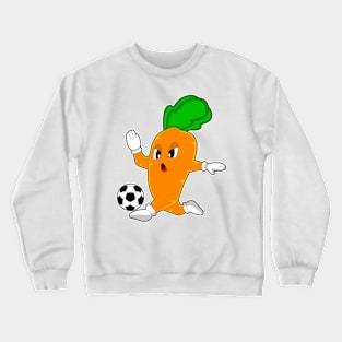 Carrot Soccer player Soccer Crewneck Sweatshirt